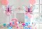 2 Pcs Pink Blue Butterfly Balloons Giant Butterfly Foil Mylar Balloon Butterfly Themed Party Girl Party Wedding Birthday Party Decoration Supplies
